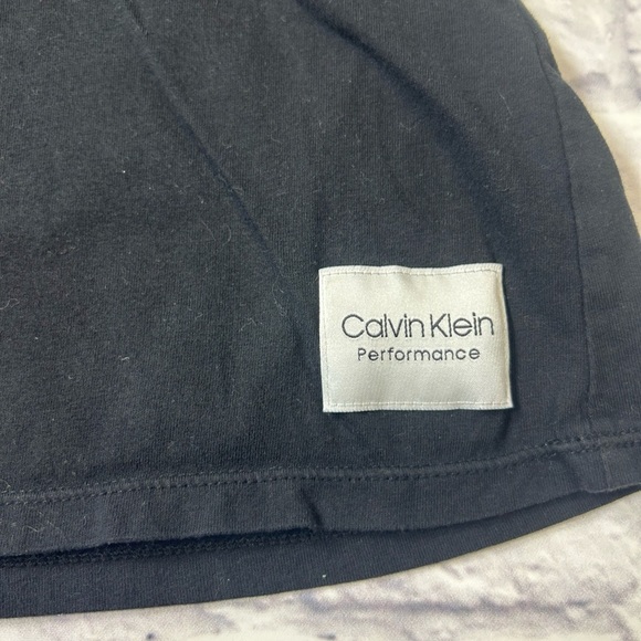 Calvin Klein Performance Black  V-Neck Cotton Tee. Size 2X - Picture 6 of 8